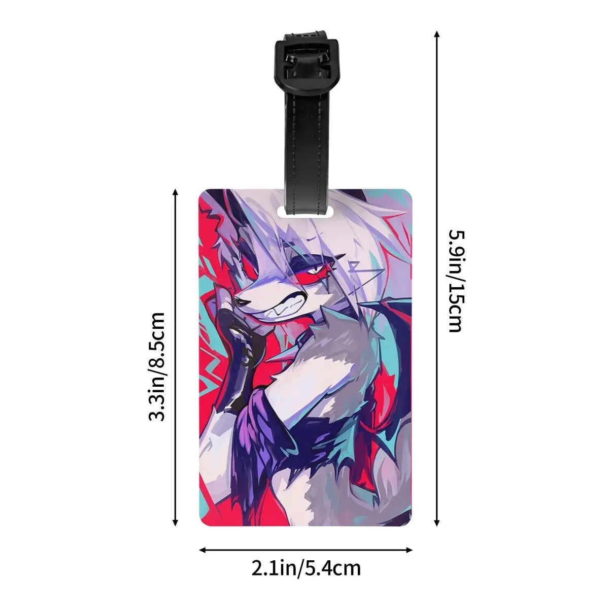 Loona Luggage Tags Suitcase Accessories Travel Baggage Boarding Tag Label Holder ID Name Address