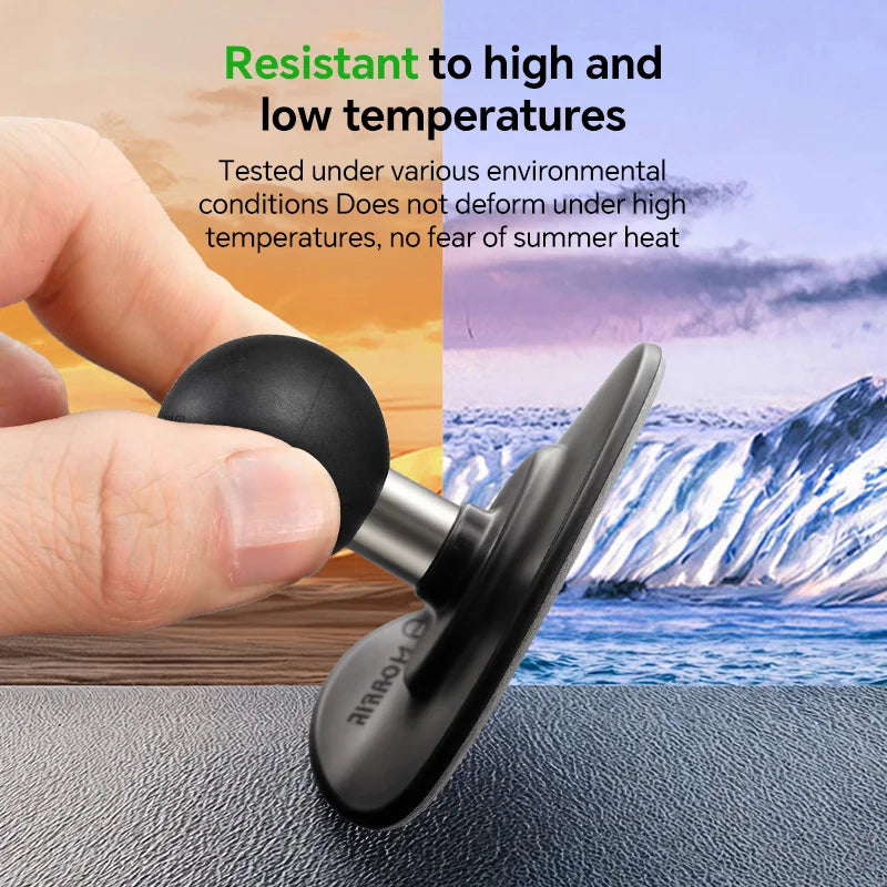FANAUE 1 Inch Ball Mount Flexible Adhesive Suction Cup Car Dashboard Suction Cup for GPS Camera Smartphones Accessories