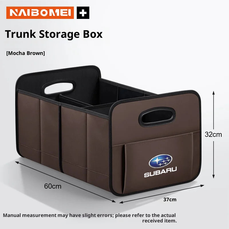 For Subaru STI Brz Wrx Xv Ascent Forester Outback Impreza Legacy Car Trunk Foldable Storage Box Large Capacity Storage Bag