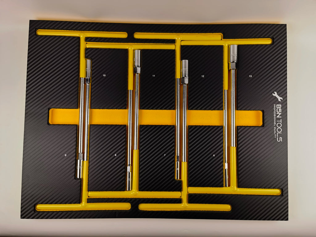 Professional Hand-Powered OEM 7-Drawer Movable Tool Trolley Chest Automotive Repair Workshop Garage Storage Combination Drills