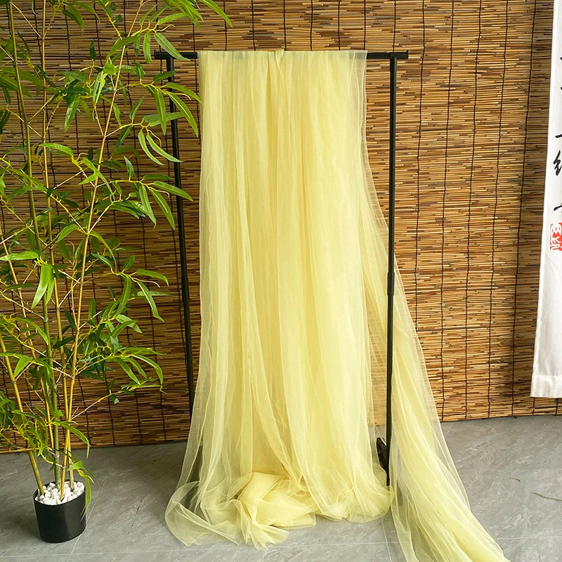 Burnt Orange Soft Tulle Fabric - Wedding Decor Curtains, Chair Covers, Tutu Skirts & DIY Crafting Mesh Material