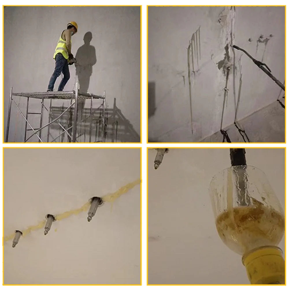 1100W High Pressure Waterproof Grouting Machine Injection Pump Epoxy/Polyurethane Foam Grouting Liquid Leakage ToolS