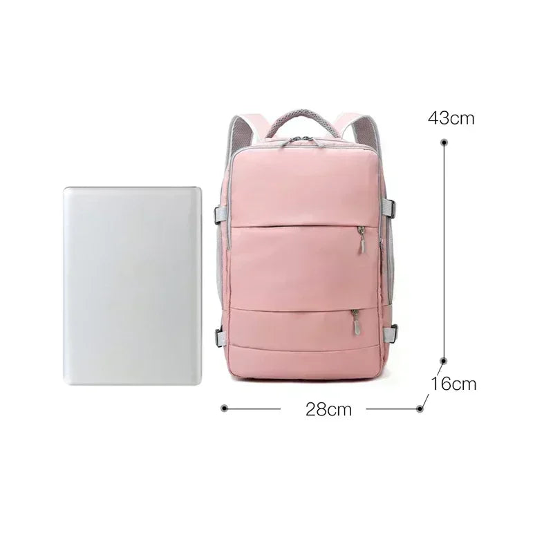 Travel Backpack for Women, Carry On Backpack,TSA Laptop Backpack Flight Approved, College Nurse Bag Casual Daypack for Weekender