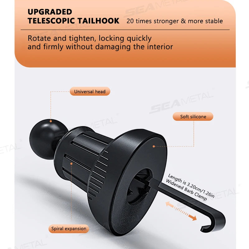 SEAMETAL Car Air Outlet Vent Water Cup Holder Foldable Universal Drink Rack Anti Shake Stable Car Cup Holder Storage Fixed Stand