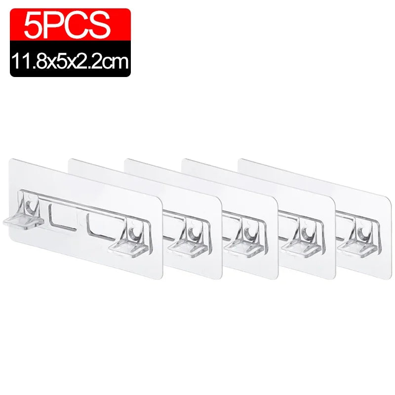 10/1PCS Adhesive Shelf Support Pegs For Kitchen Bedroom Closet Cabinet Shelf Support Clips Wall Hanger Sticker Bracket Holder