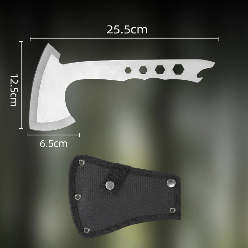 Outdoor Portable EDC Three Piece Camping Axe Multifunctional Camping Firefighting Tactical Emergency Tool