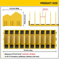 1pc Wrench Organizer Rack 10-Slot Wrench & Cutter Storage Holder Non-Slip Detachable