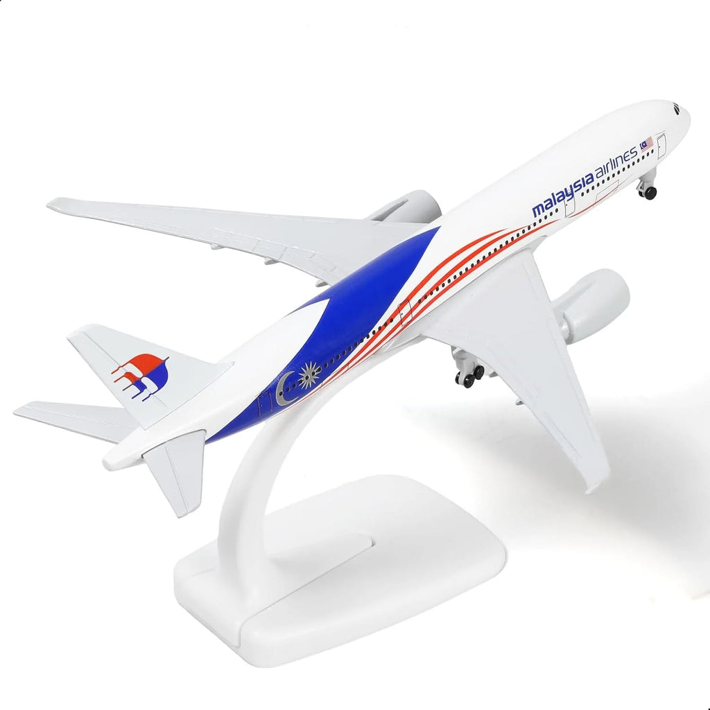 20CM Malaysia Airlines A350 Model Plane Metal Diecast Airplane 1/300 Scale Planes with wheels base Collected Gift
