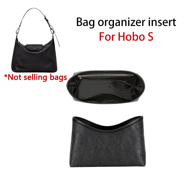 Tyvek Bag Insert For Le Pliage Xtra Hobo L,Lightweight Waterproof Bag Organizer Insert,Handbag Shaper Inner Storage Bag