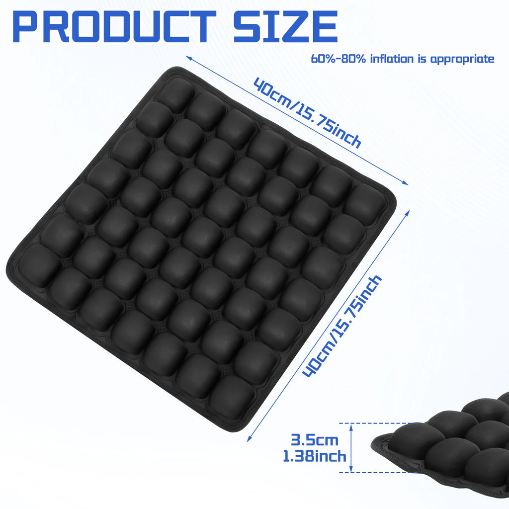 Air Bags Travel Cushion High Rebound Pressur 3D Air Cell Seat Cushion Lightweight Breathable for Car Office Chair Home