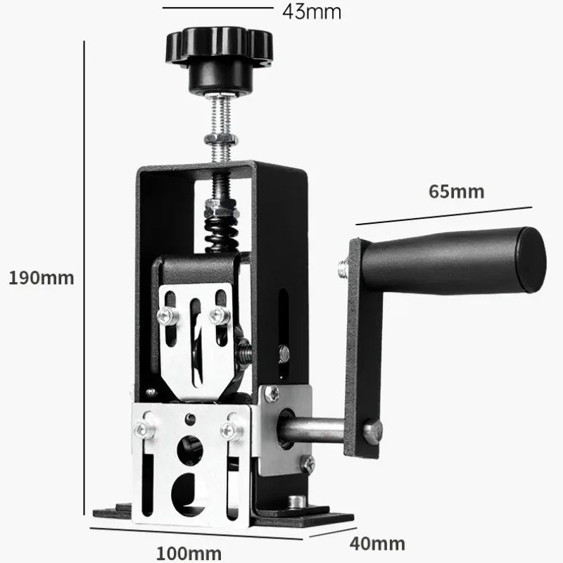 Portable Manual Wire Stripper Tool 1 25mm Cable Stripping Machine with Hand Crank Electric Drill for Electrician DIY Home Repair
