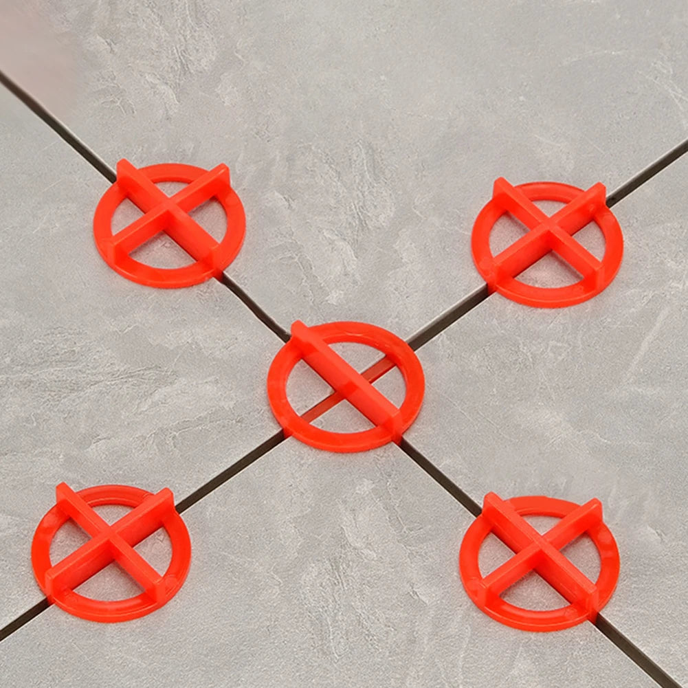 100Pcs Ceramic Tile Leveling System Spacers Clips Wedge For Tiling Fixing Floor Wall Gap Leveling System Construction Tool