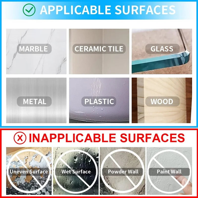 Strong Double Sided Tape Reusable Nano Transparent Square Wall Adhesive Stickers for Hooks Waterproof Traceless Home Glue Tape