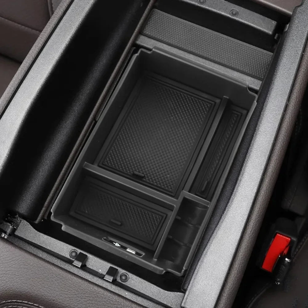 Car Armrest Storage Box for Mercedes Benz GLE W167 V167 350 450 400d 2020 2021 2022 2023 2024 Central Glove Tray Holder