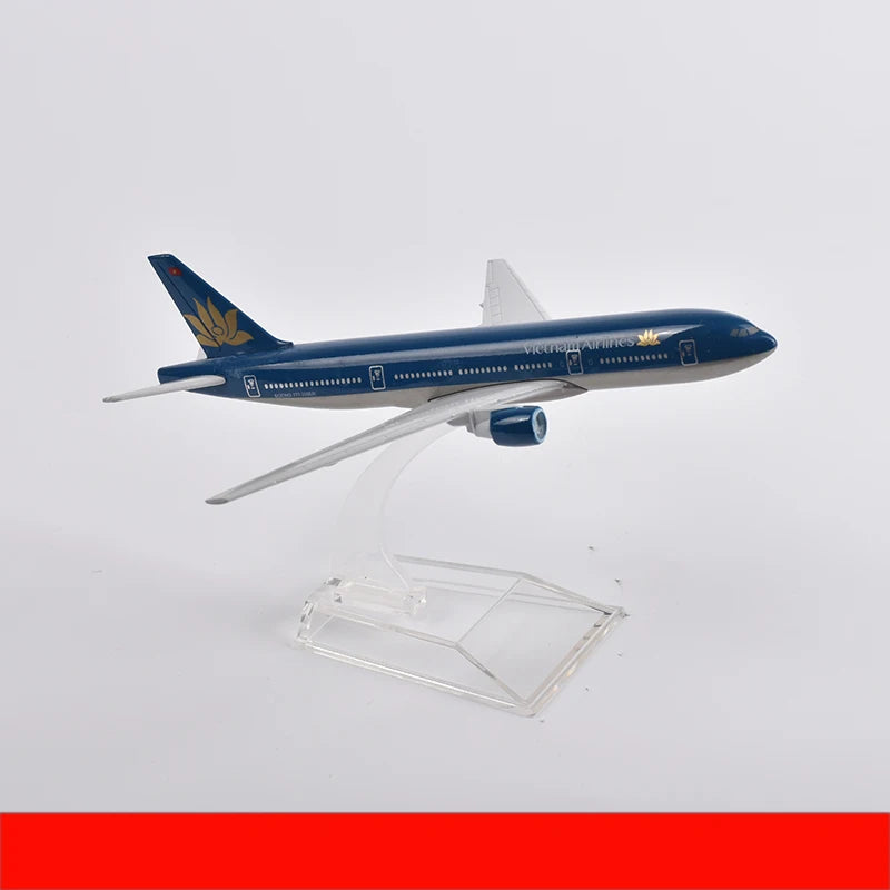 JASON TUTU B747 Airplane Model B777 Aircraft Model Diecast Metal 1/400 Scale Adult Children Collection For Display Show Gift