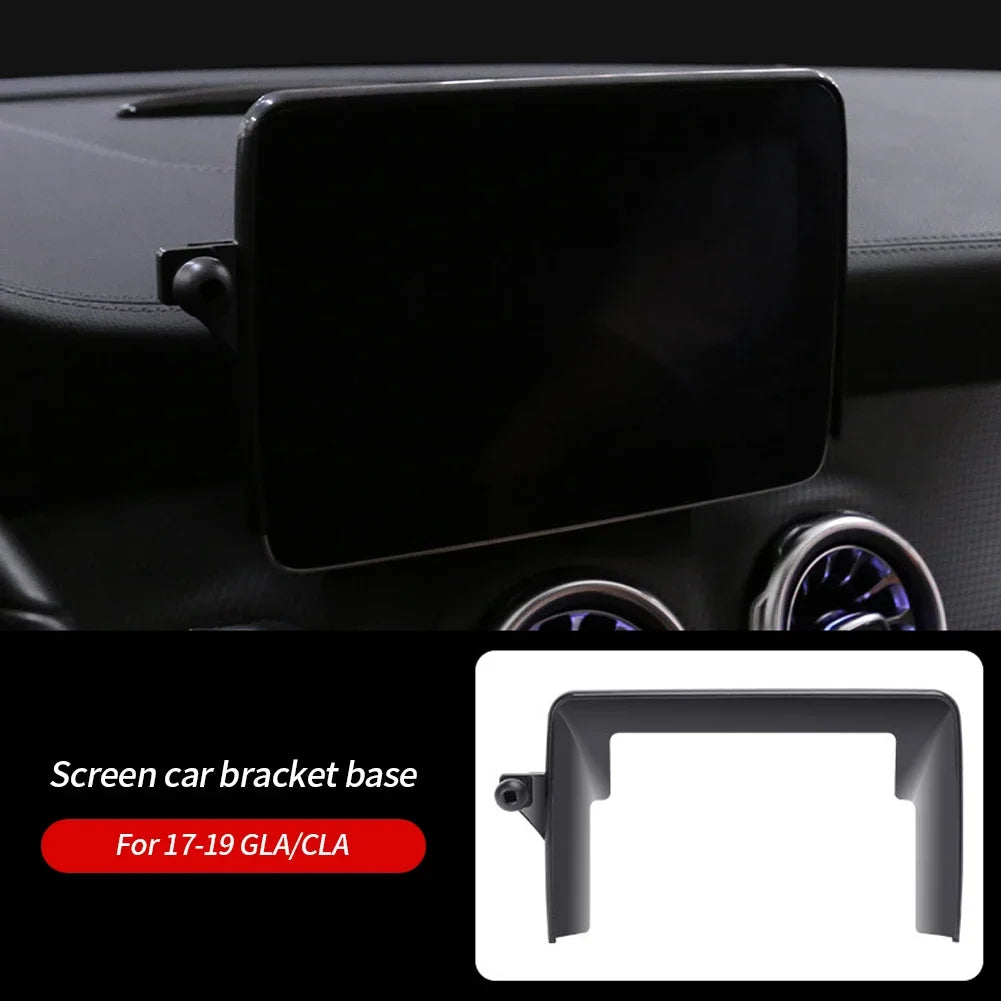 Car Phone Holder For Mercedes-Benz C Class W205 2015 2016 2017 2018 GLC 2016 - 2019 7-inch Screen Fixed Base Navigation Bracket