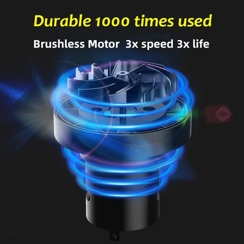 EAFC 16000Pa Car Vacuum Cleaner Brushless Motor Wireless Mini Car Cleaning Handheld Vacum Cleaner for Car Interior Cleaner