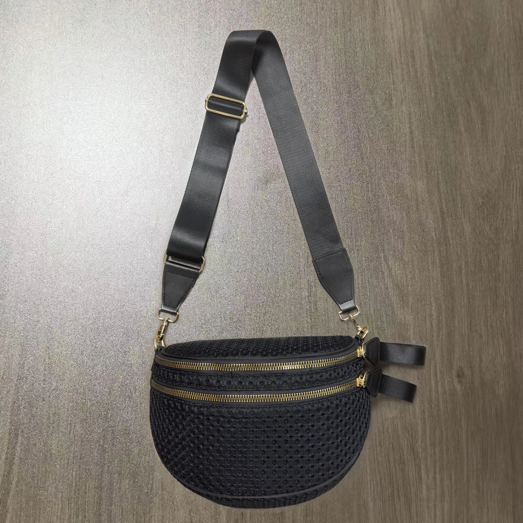 New checkered crossbody bag, shoulder bag, large-capacity shell bag