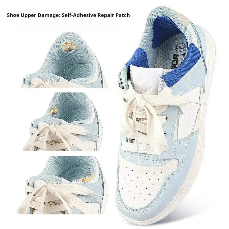 Sneakers Heel Repair Shoe Side Damage Lining Patch Sticker Shoe Heel Wear Repair Patch Suitable for a Wide Range of Shoes
