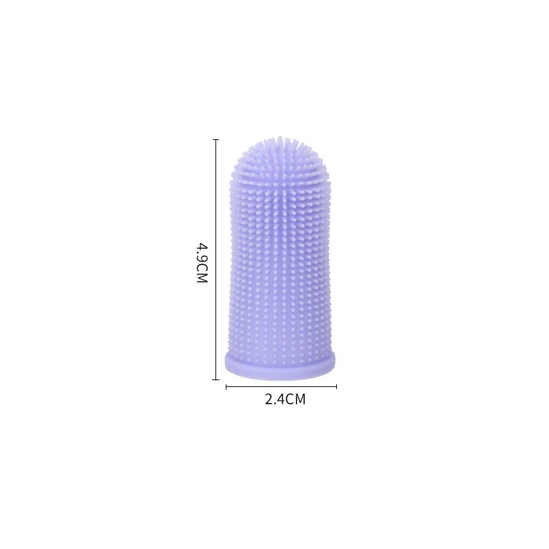 Soft Nontoxic Pet Finger Toothbrush for Dogs And Cats - Efficient Breath Care Pet Cleaning Tool Essential Pet Supplies