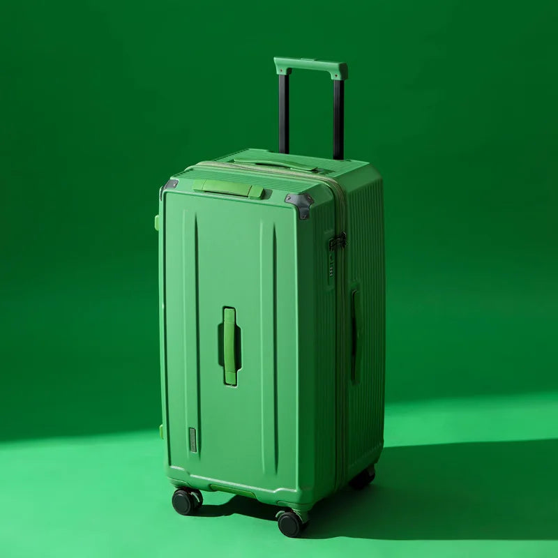 Multi-functional travel suitcase 22/24/26/28 inches silent swivel wheels thickened large capacity rolling luggage handle bag