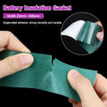 Width 25 ~ 500mm Insulation Gasket Barley Paper With Adhesive Glue 18650 21700 Li-ion Battery Pack Cell Electrode Insulated Pads
