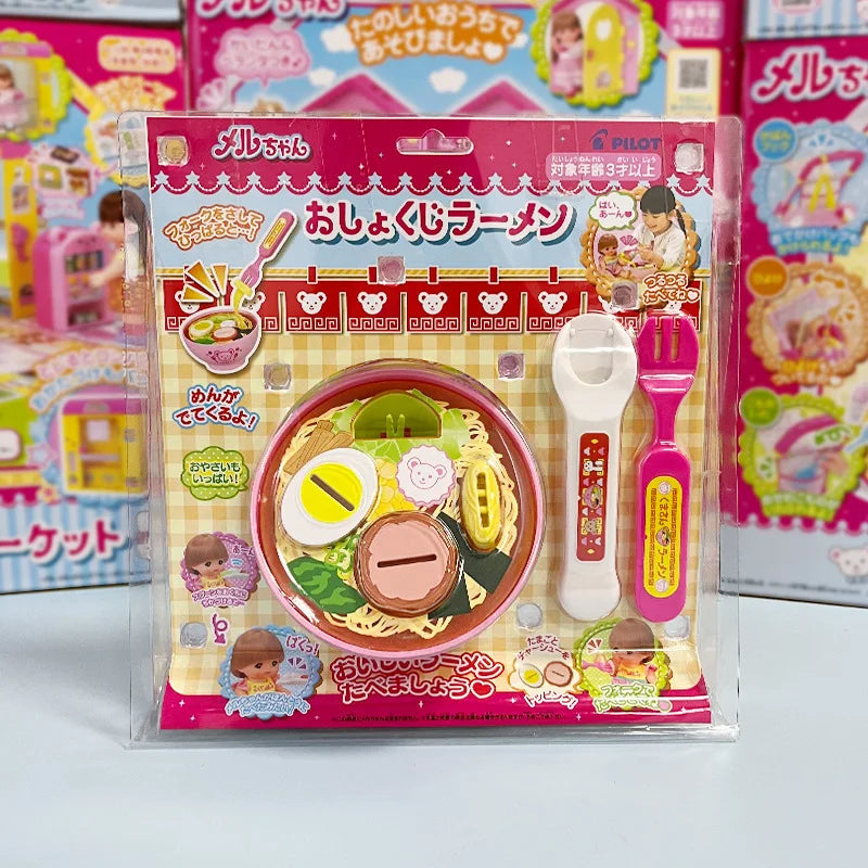Simulation Food Feeding Pudding Toy With Spoon Japanese Early Education Toy Play House Style Role Play Feature Food Feeding Toy