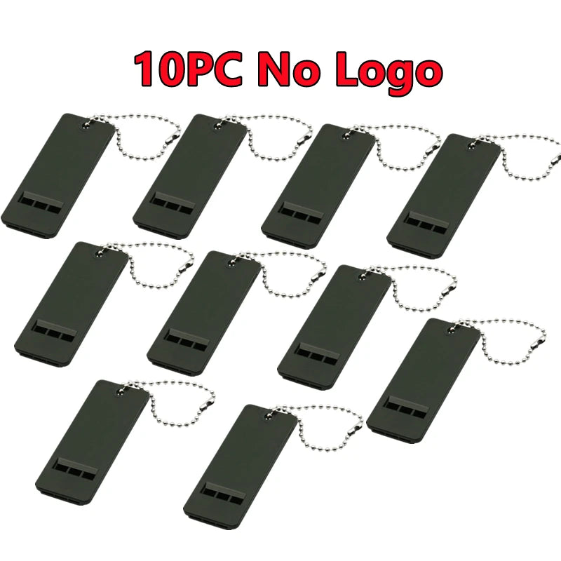 10/5/3/1PC 3-Frequency Whistle High Decibel Survival Portable Outdoor Multiple Audio Whistle Camping Emergency Hiking EDC Tools