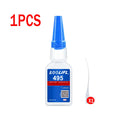 Loctite 495 Super Glue Fast Drying Clear CA Adhesive for Metal Plastic Wood Ceramic Glass - All-Purpose DIY Repair Liquid