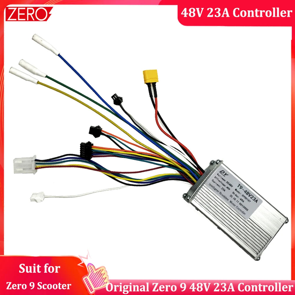 Original Zero 9 Sine Wave Controller 48V 23A Controller Official Zero 9 Accessories for Official 52V Zero 9 Electric Scooter
