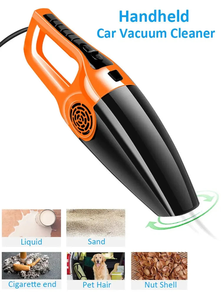 2000000PA 120W Wireless Car Vacuum Cleaner Multifunctional Portable High-Power Suction Blowing Integrated Cleaning Tool