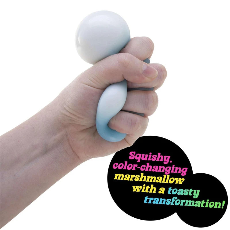 Needoh Mello Mallo Squishy UV Reactive Sun Color Changing Soft Stress Non-toxic Squeeze Anti Anxiety Stress Relief Fidget Toy
