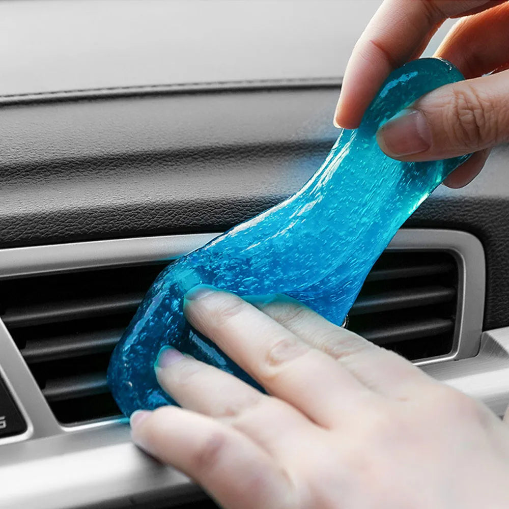 New Car Cleaning Pad Glue Auto Powder Cleaner Air Vent Magic Dust Remover Gel Home Computer Keyboard Clean Tool Car Cleaning