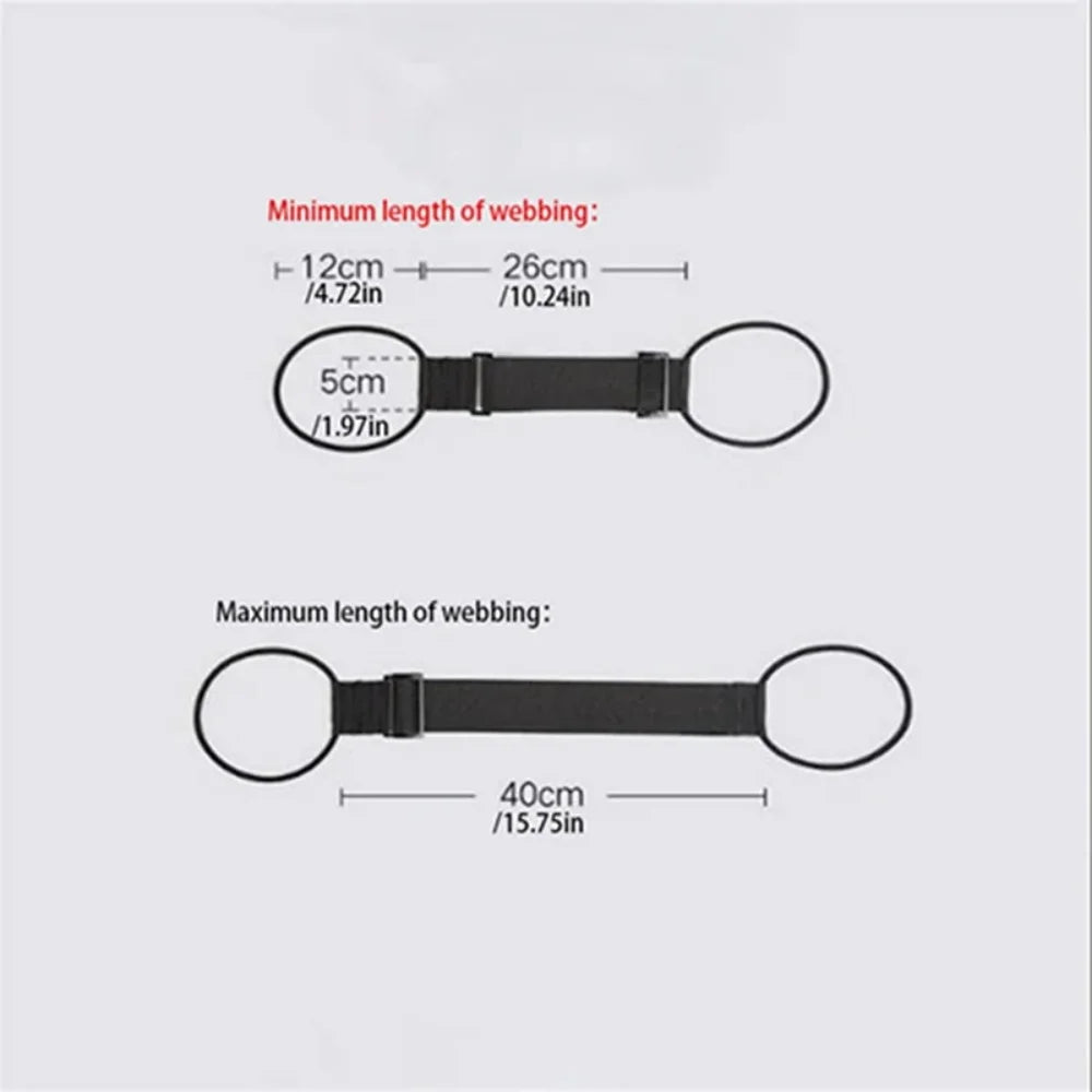 Adjustable Elastic Luggage Strap Reusable Versatile Luggage Straps Travel Security Belt for Carry On Secure Baggage Transport