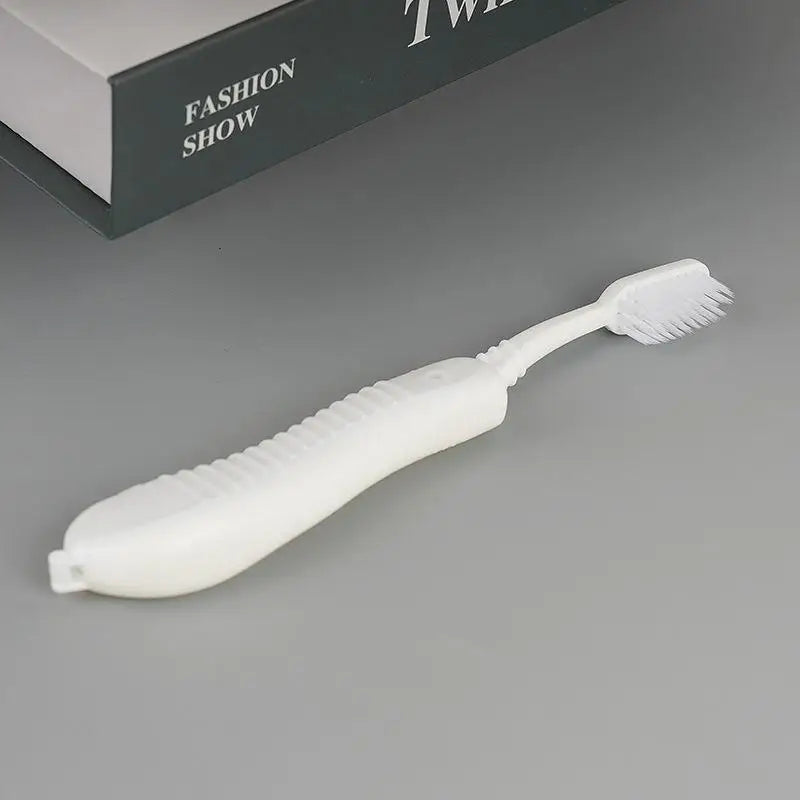 For Trip Daily Use Women Men Travel Folding Toothbrush Portable Toothbrush Built In Cover Multi Color Size Collapsable Brush