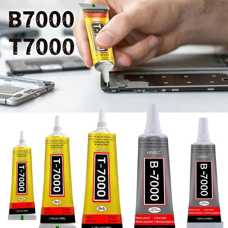 1pcs 15/50/110ML B-7000 Adhesive Glue for Phone Repair T-7000 Liquid Glue Multi-purpose Super With Precision Applicator Tip HNBC