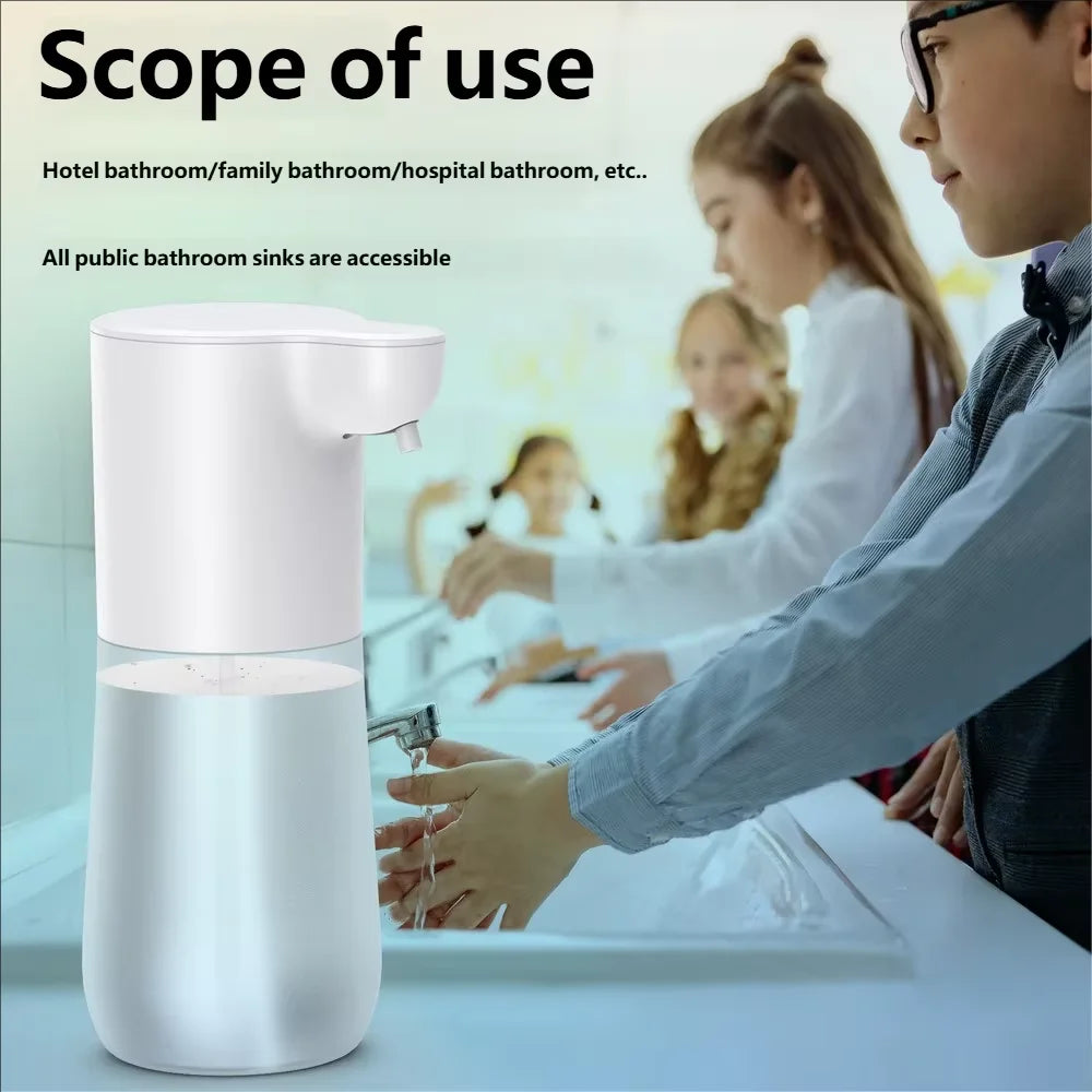 HOMEFISH Smart Sensor Automatic Soap Dispenser 350ml USB Charging Contactless Soap Foam Dispenser Hand Sanitizer Machine