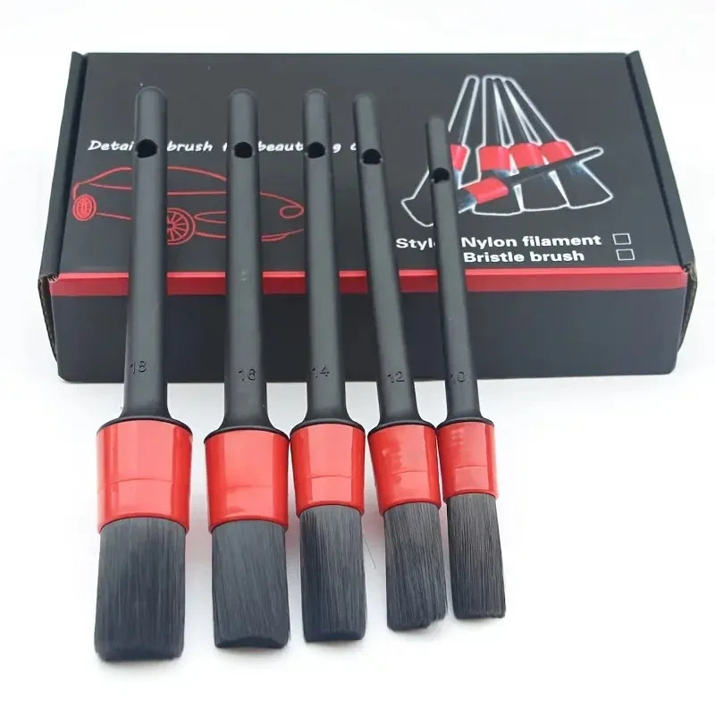 Car Detailing Brush Set Multi-Size Cleaning Brushes For Dashboard Air Outlet Wheel Auto Care