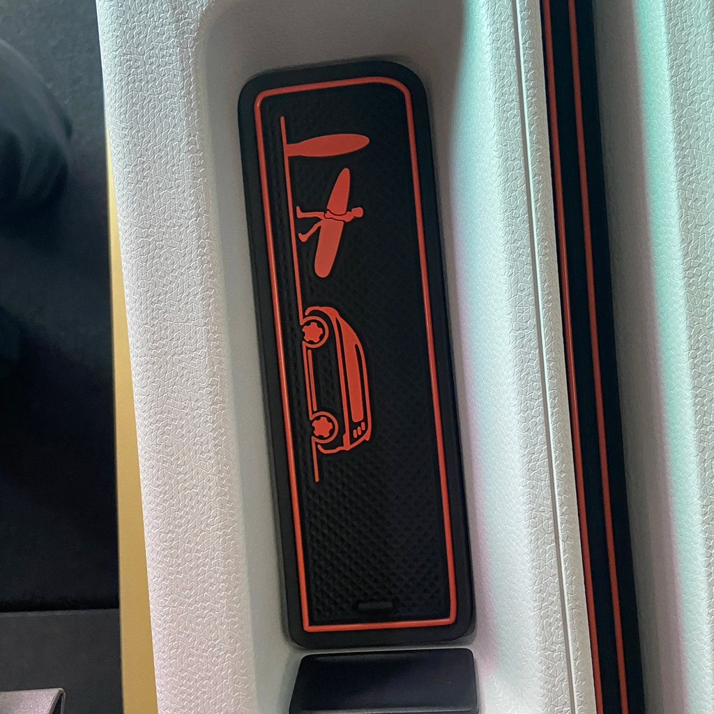 Non-Slip Car Cup Coaster Slot Pad for Volkswagen VW ID. Buzz ID Buzz Car Accessories Anti-Slip Mat Pocket Mat Cup Holder Pad