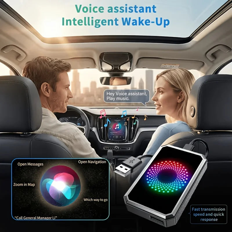 The 3-in-1 Magic Media Box Supports Netflix ,YouTube Streaming. It Comes With a Wireless CarPlay Adapter And a USB Port, And is Compatible With Vehicles Equipped With Factory-installed Wired Apple CarPlay and Android Auto Sys