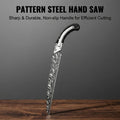 Damascus Patterned Waist Saw - Professional Pruning & Manual Logging Hand Saw for Garden Use, Ideal Outdoor Tool for Pruning
