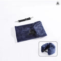 Travel Neck Pillow With Fillable Clothing Storage Bag U-Shaped Pillowcase Crystal Fleece Neck Pillow Cover For Airplane Travel