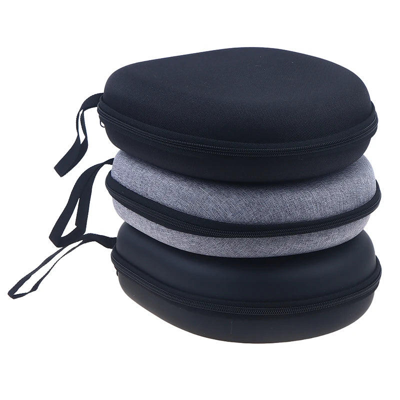 New New High-capacity Headset Headphone Case Earphones Shockproof Storage Box Hard Shell EVA Headphone Zipper Protective Bag