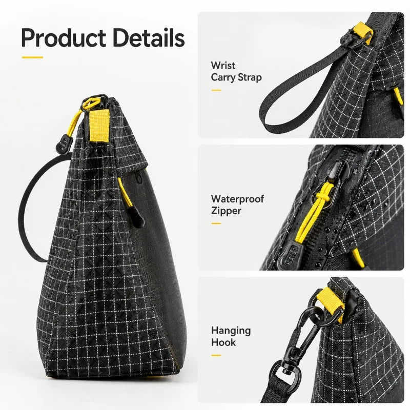 Ultralight Dyneema Waterproof Dry Bag UHMWPE Toiletries Makeup Storage Pouch Camping Hiking Beach Swimming Bushcraft Travel Gear