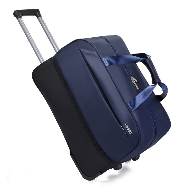 Large Capacity Travel Trolley Bags Rolling Luggage waterproof Oxford cloth Suitcase Travel Bag With Double Wheels valises