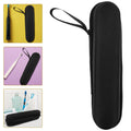 Electric Toothbrush Travel Case Waterproof Portable Storage Box for Sonic Rechargeable Toothbrushes with Mirror Compartment