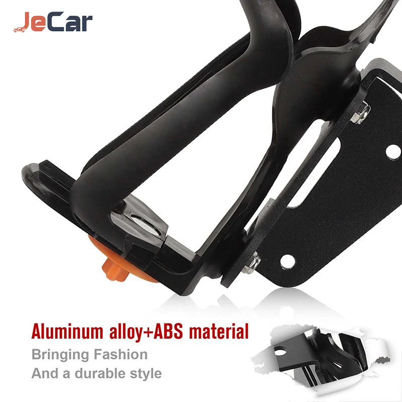 JeCar Aluminum Alloy Car Air Conditioner Vent Water Cup Holder Phone Bracket Stand For Suzuki Jimny 2007-2017 Car Accessories