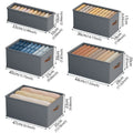 1PC Oxford Clothing and Toy Storage Box Basket Clothes Storage Uncovered Bottom Sweater Sock Bedroom Odorless Storage Cabinet
