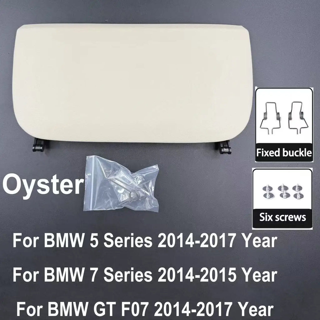 For BMW 5 7 GT Series 2009-2017 F10 F11 F01 F02 F07 Car Seat Back Panel Leather Backrest Storage Pocket Cover