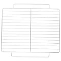 Stainless Steel Grill Net Bbq Wire Mesh Barbecue Roasting Rack for Fish Chicken Pork Chop Camping Picnic Home Kitchen Even Heat